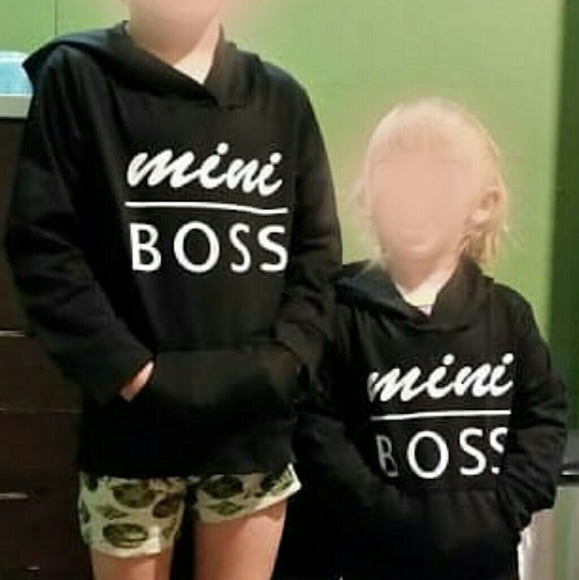🆕Mini Boss Hoodie, In Black or White - Picture 2 of 6